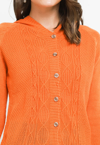 TRISET CASUAL FEY SHORT HOODIE CARDIGAN - TM7001300