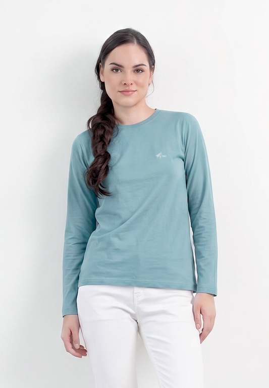 Triset Casual Kaos Wanita Lengan Panjang Bordir Capung | Reguler Fit | TK3009600