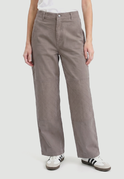Triset Ladies Celana Panjang Wanita Cargo Highwaish | Wide Leg | LP3000430