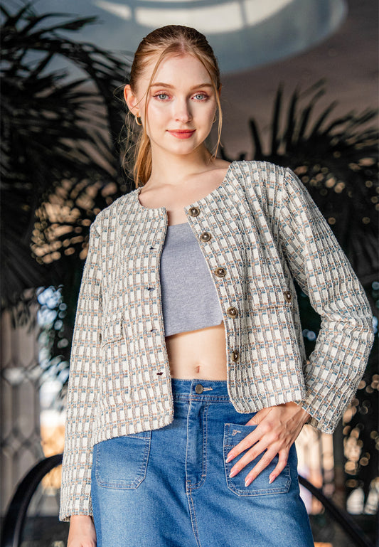 TRISET LADIES JACKET TWEED - LJ3001501