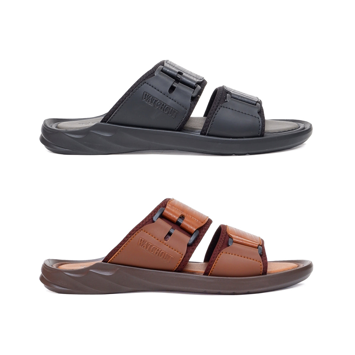 Watchout Sandal Pria Selop | Slide | Casual | Size 39 - 43 | WY2200703