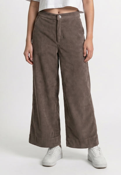 Triset Ladies Celana Panjang Wanita | Cullotes Corduroy | Wide Leg | LP6005272