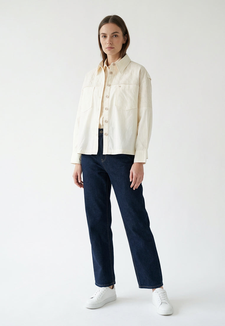 TRISET CASUAL JACKET CROP - TJ3033300