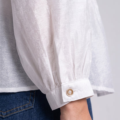 Triset Ladies Blouse Wanita Ruffle Lengan Panjang | Reguler Fit | LR305259A