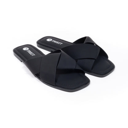 Triset Sandal Wanita | Flat | Slide | Selop Casual | TF6400203