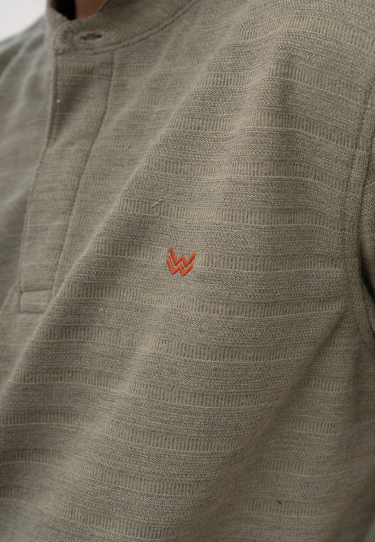 WATCHOUT PAKAIAN PRIA COLLARED HENLEY - WK401280011