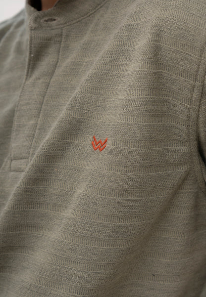 WATCHOUT PAKAIAN PRIA COLLARED HENLEY - WK401280011