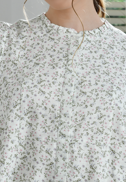 Triset Ladies Blouse Wanita Floral Lengan Tujuh Perdelapan | Reguler Fit | LR5000378