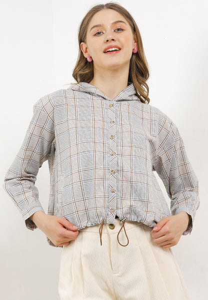 TRISET CASUAL SOPHIE HOODIE BLOUSE - TR3093901