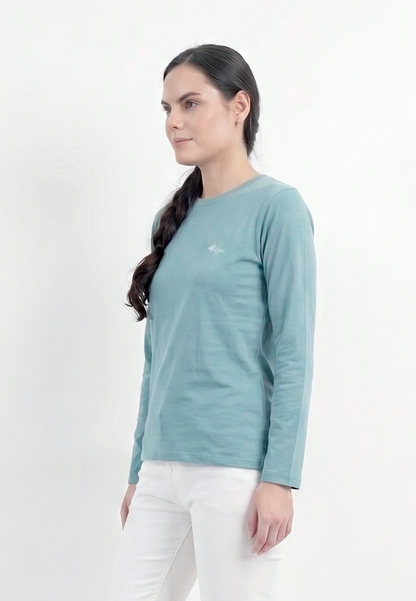 Triset Casual Kaos Wanita Lengan Panjang Bordir Capung | Reguler Fit | TK3009600