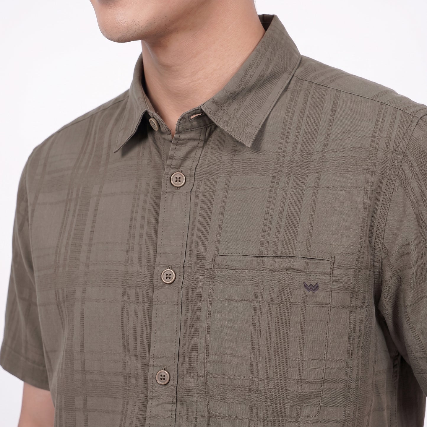 WATCHOUT KEMEJA LENGAN PENDEK PRIA | REGULER FIT | CASUAL | WS514861709