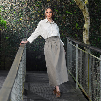 Triset Ladies Rok Midi Wanita A Line | Reguler Fit | LN3006400