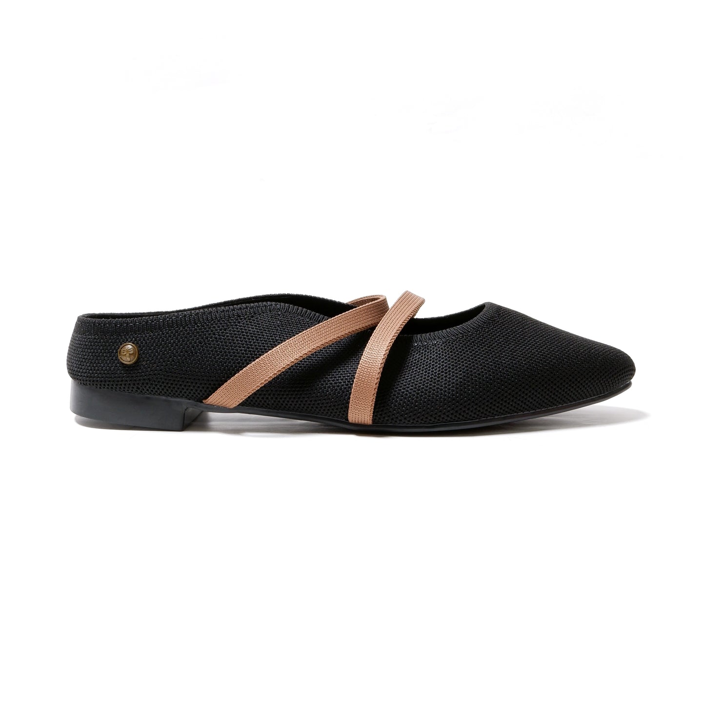 Triset Sepatu Wanita | Knit Cross-Strap | Flat | Mules | TF7001909