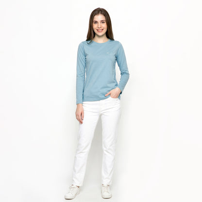 Triset Casual Kaos Wanita Lengan Panjang Bordir Capung | Reguler Fit | TK3009600