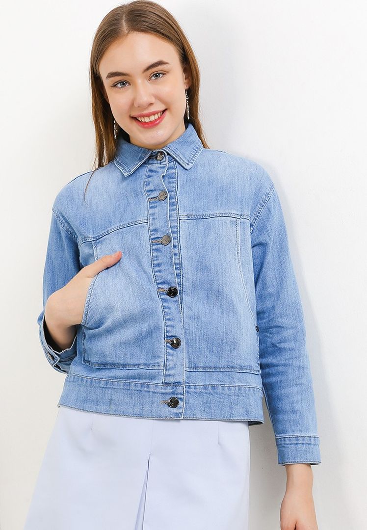 TRISET CASUAL OLIVIA DENIM JACKET - TJ3031110