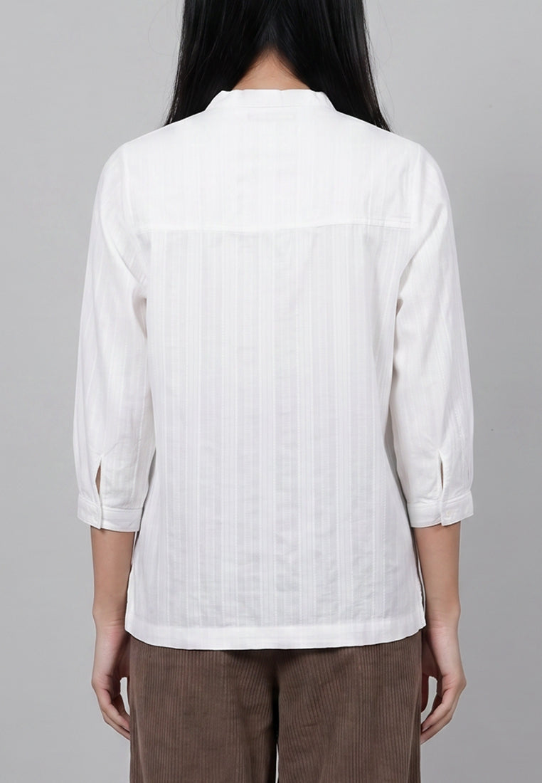 Triset Casual Blouse Wanita Lengan Tiga Perempat | Reguler Fit | TR3105630