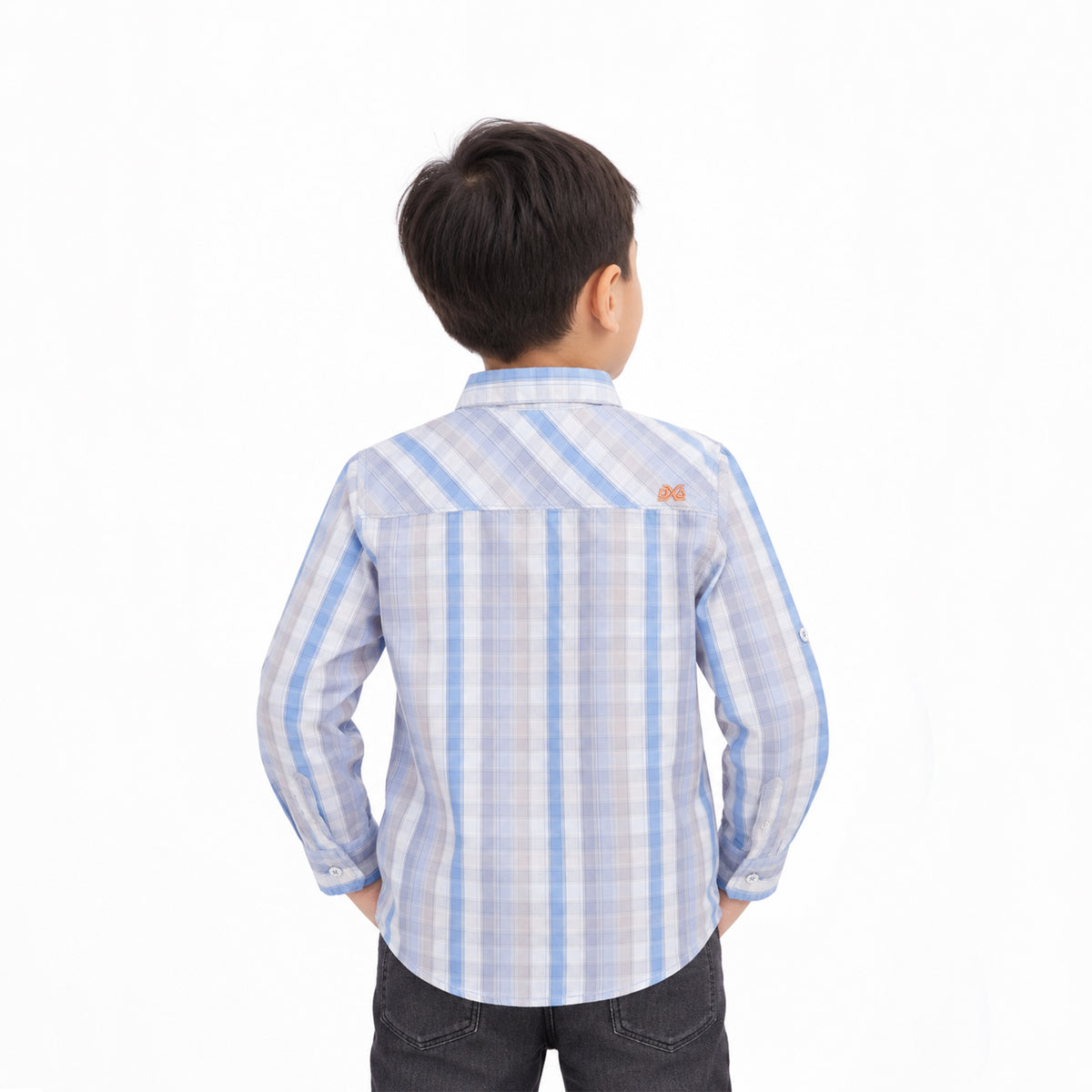 OXA Kids Kemeja Anak Kotak Kotak Lengan Panjang | Reguler Fit | OS3101301