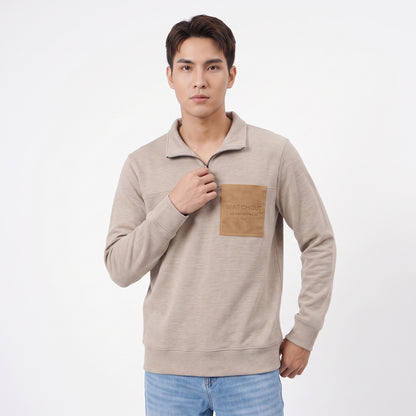 WATCHOUT PAKAIAN SWEAT SHIRT LENGAN PANJANG PRIA MONTANA HALF ZIP | REGULER FIT | JEANS | JK3000000