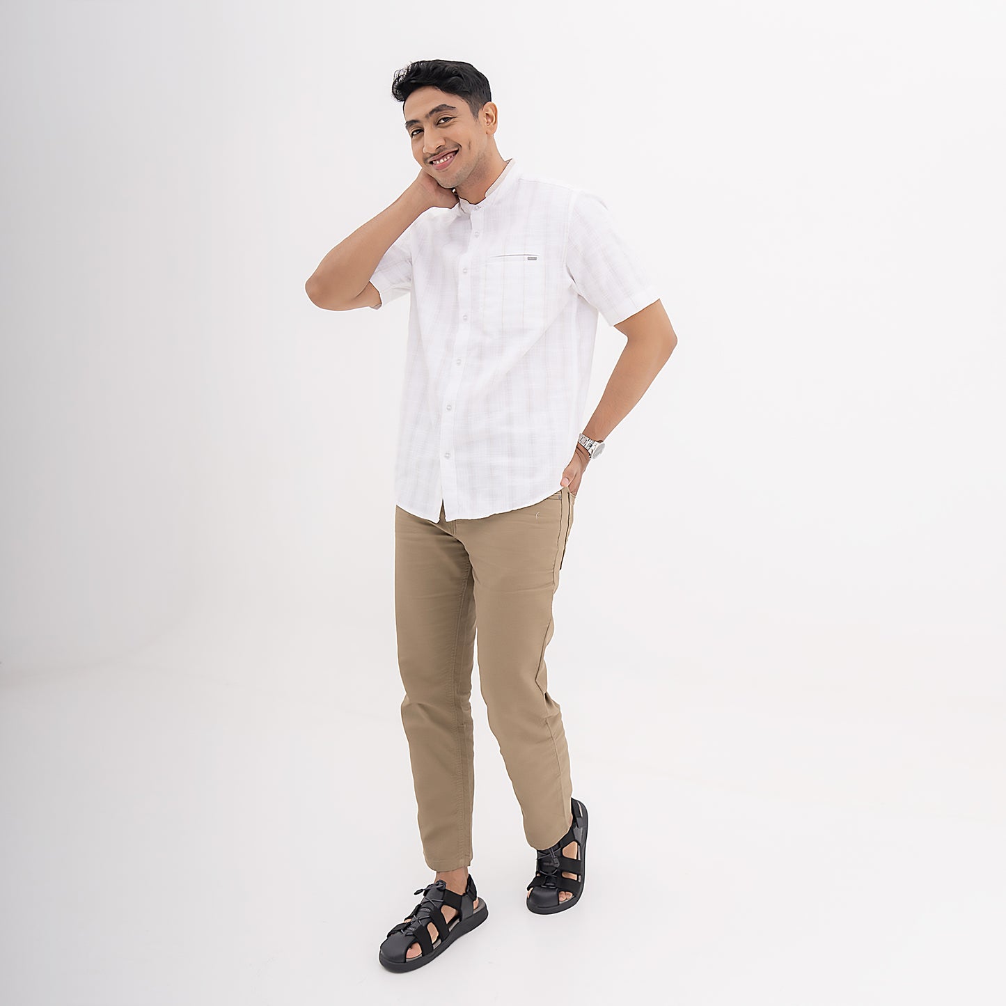 WATCHOUT PAKAIAN PRIA SHORT SLEEVE HAJRAH KOKO - WS802480102