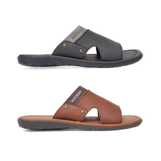 Watchout Sandal Pria Selop | Slide | Casual | Size 39 - 43 | WY2100803