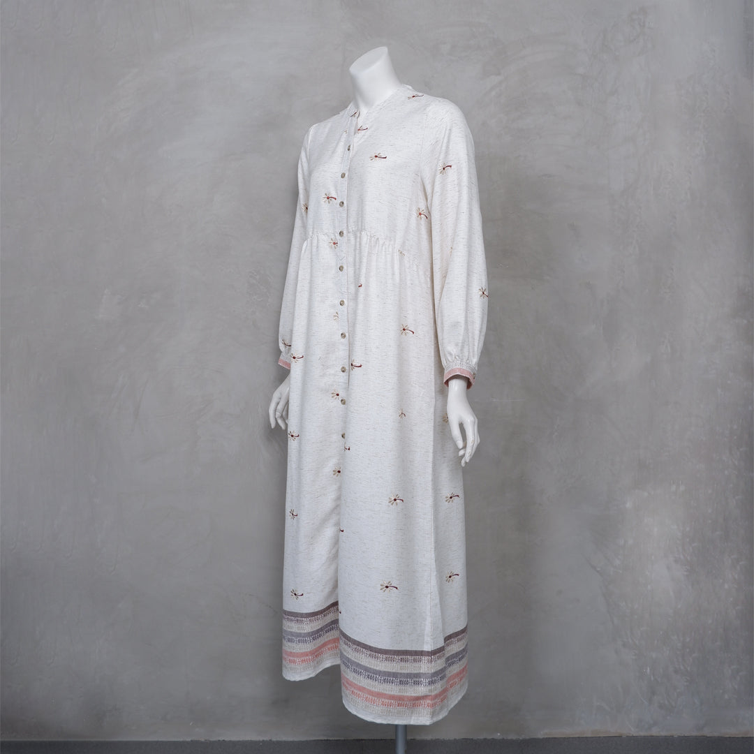 Triset Ladies Maxi Dress Wanita Embroidery Lengan Panjang A Line | Reguler Fit | LD8004401