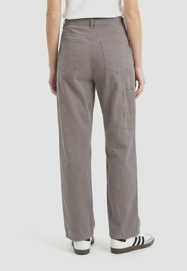 Triset Ladies Celana Panjang Wanita Cargo Highwaish | Wide Leg | LP3000430