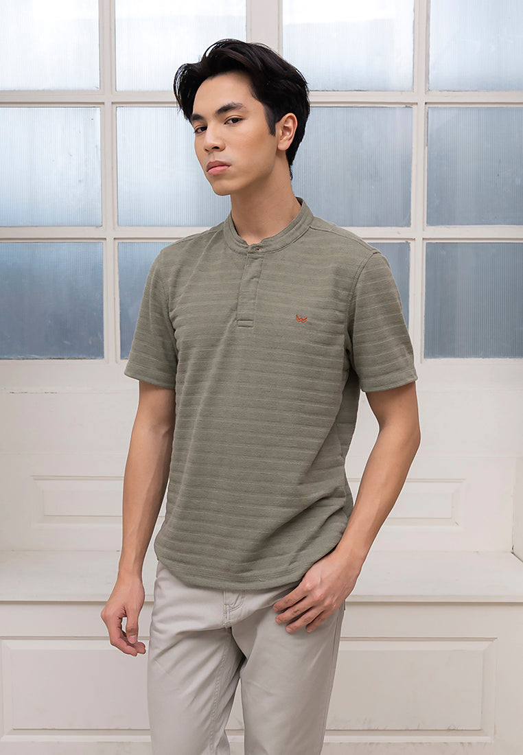 WATCHOUT PAKAIAN PRIA COLLARED HENLEY - WK401280011
