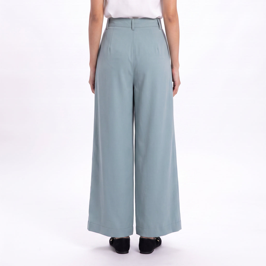 Triset Ladies Celana Panjang Wanita Palazzo Pants High Waist | Relaxed Fit | LP6005690