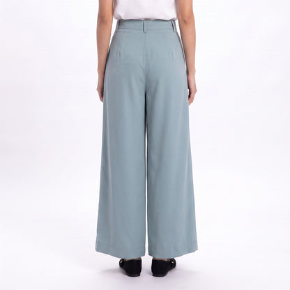 Triset Ladies Celana Panjang Wanita Palazzo Pants High Waist | Relaxed Fit | LP6005690