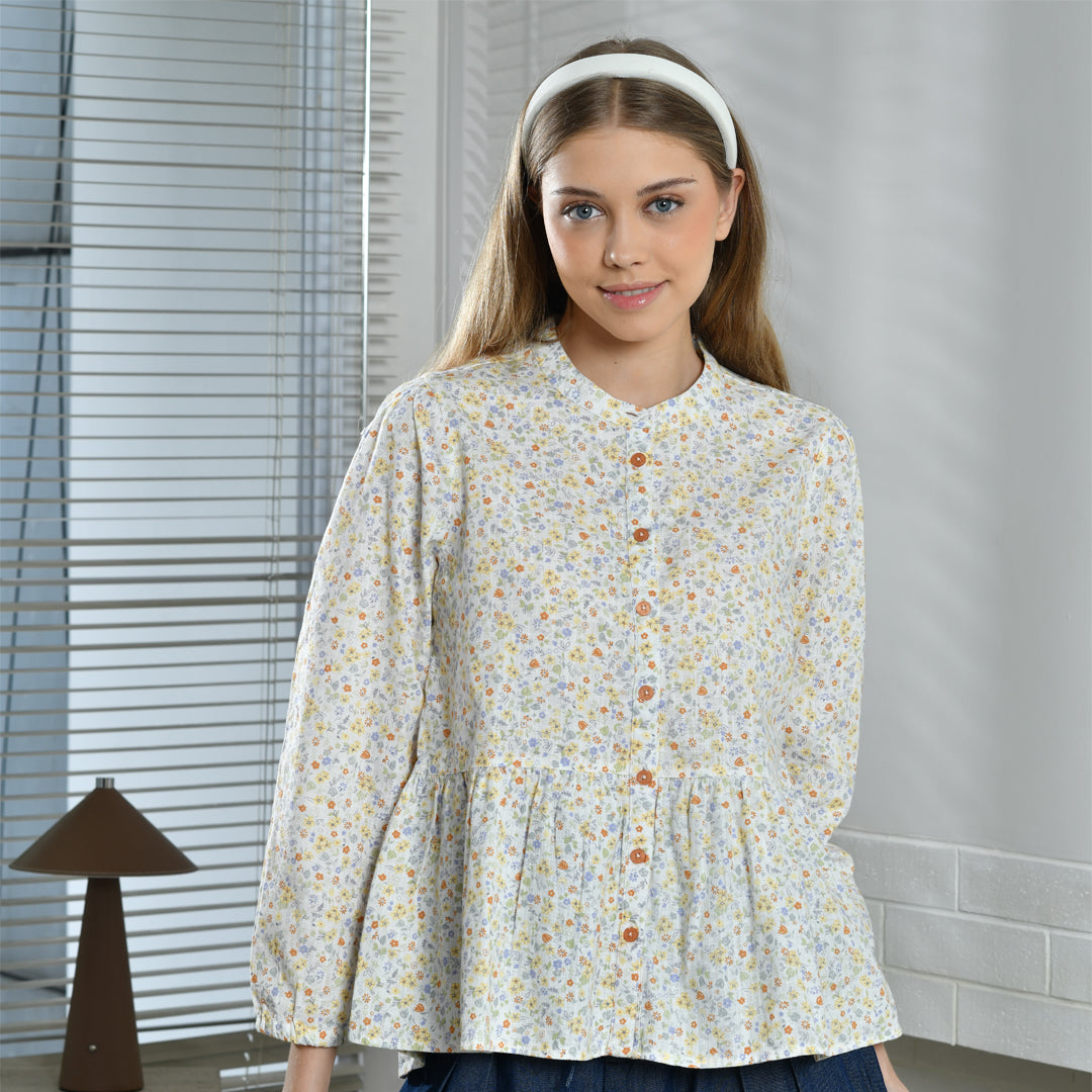 Triset Casual Pakaian Wanita Blouse - TR3103978