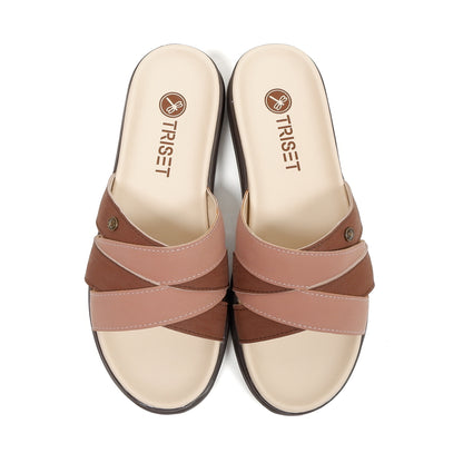Triset Sandal Wanita | Cross-Strap | Wedges | Flat | TF6100703