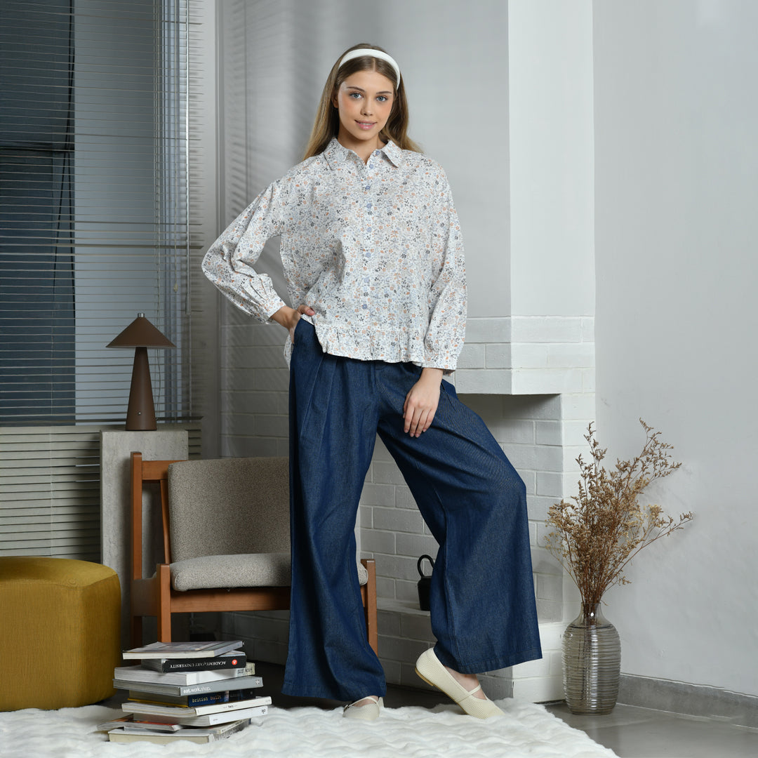 Triset Casual Pakaian Wanita Blouse - TR3103738