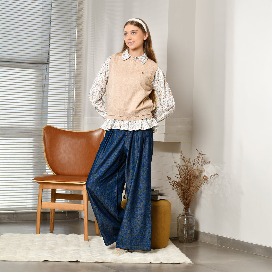 Triset Casual Vest Knit Wanita - TM1000790
