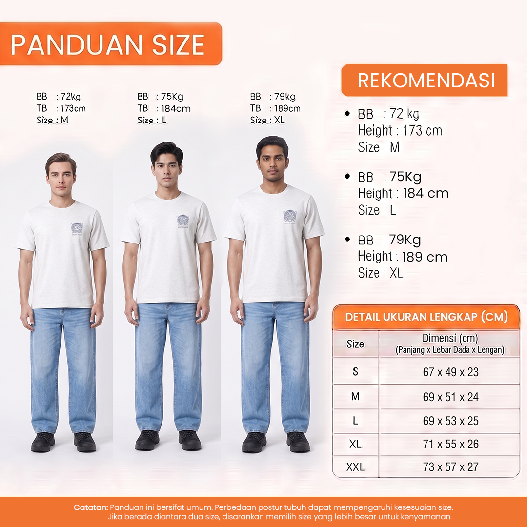 WATCHOUT PAKAIAN SWEAT SHIRT LENGAN PANJANG PRIA MONTANA | REGULER FIT | JEANS | JK200290003