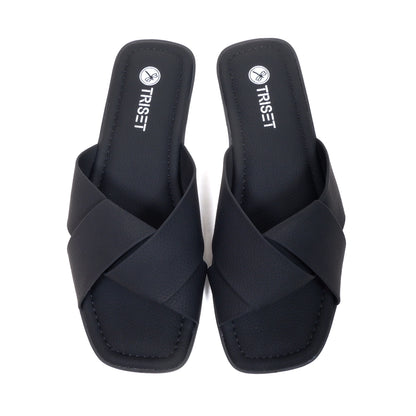 Triset Sandal Wanita | Flat | Slide | Selop Casual | TF6400203