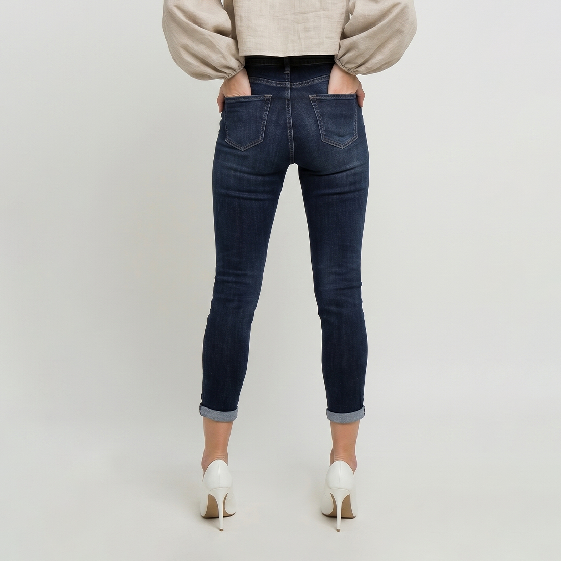 Triset Casual Skinny Jeans Wanita High Waist | Slim Fit | TP5006810