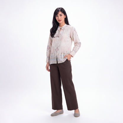 Triset Ladies Blouse Wanita Floral Lengan Panjang | Reguler Fit | LR305389A