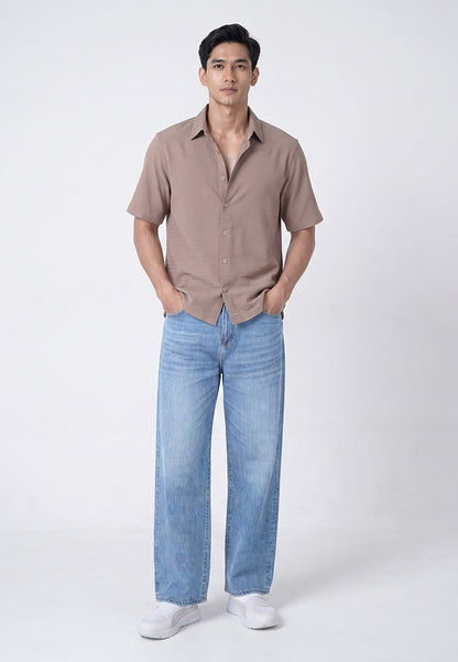 WATCHOUT KEMEJA PRIA LENGAN PENDEK | SLIM FIT | JEANS | JS5025811