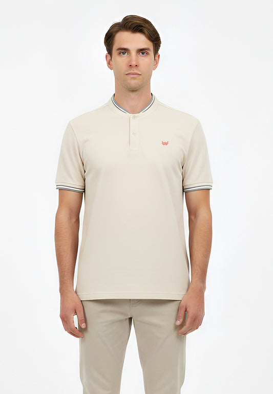 WATCHOUT PAKAIAN PRIA COLLARED HENLEY - WK401270005