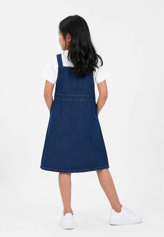 OXA KIDS GIRL MARLEY OVERALL DRESS - OD5101910