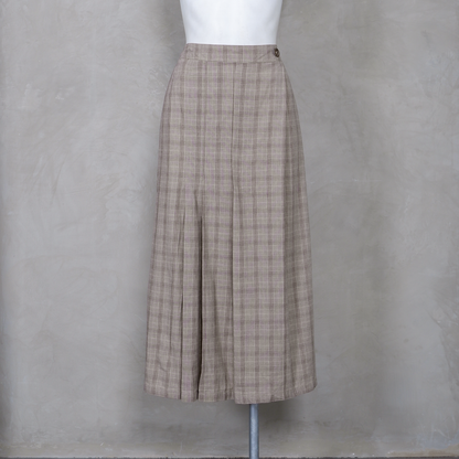 Triset Casual Rok Midi Wanita Kotak Rempel | Reguler Fit | TN3014091