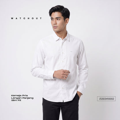 WATCHOUT KEMEJA PRIA LENGAN PANJANG | SLIM FIT | JEANS | JS303410002