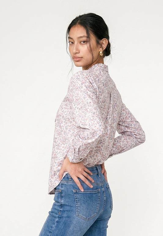 Triset Ladies Blouse Floral Wanita Lengan Panjang | Reguler Fit | LR3053578