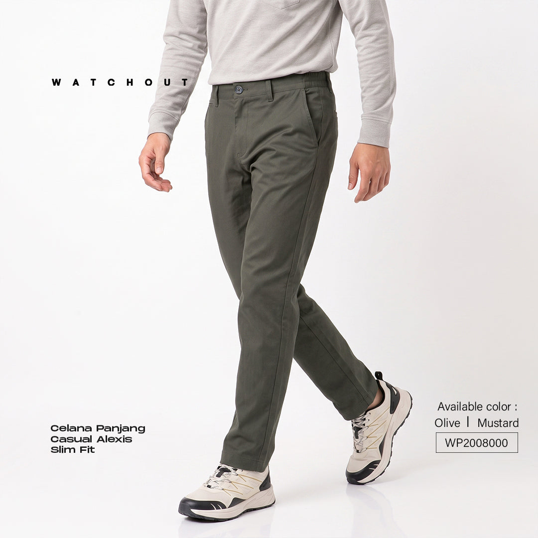 WATCHOUT CELANA PANJANG PRIA CASUAL ALEXIS | SLIM FIT | CASUAL | WP200800009