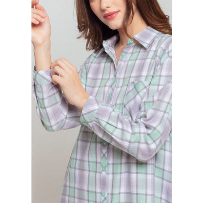 Triset Ladies Midi Dress Wanita Lengan Panjang Asimetris | Reguler Fit | LD3028601