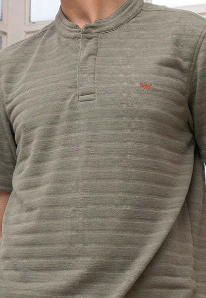 WATCHOUT PAKAIAN PRIA COLLARED HENLEY - WK401280011