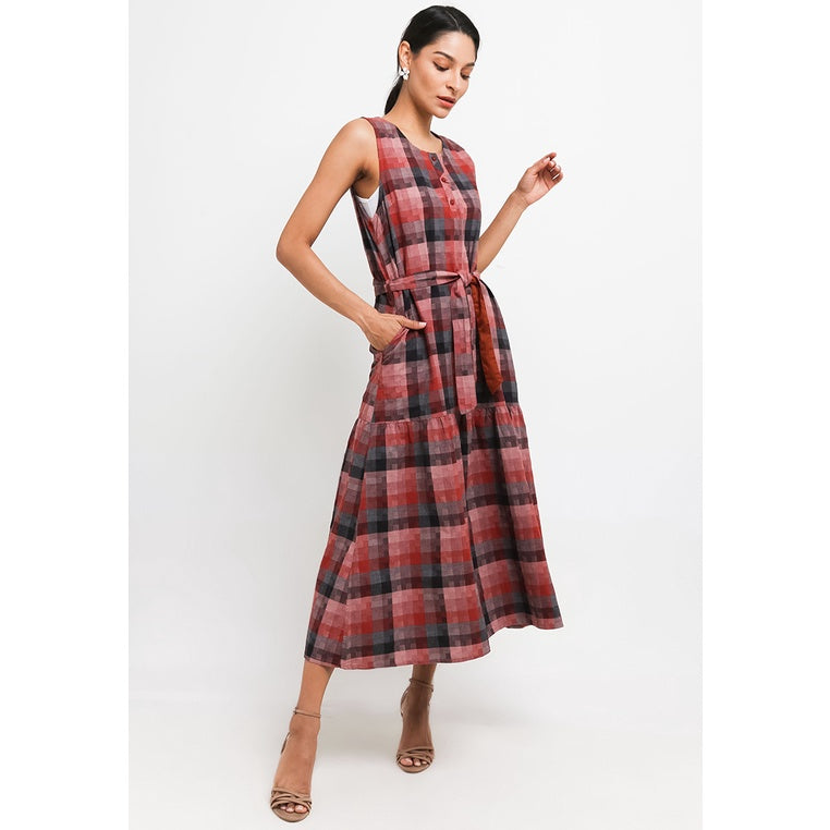 Triset Ladies Pakaian Wanita MADISON BABYDOLL MAXI DRESS - LD5001401