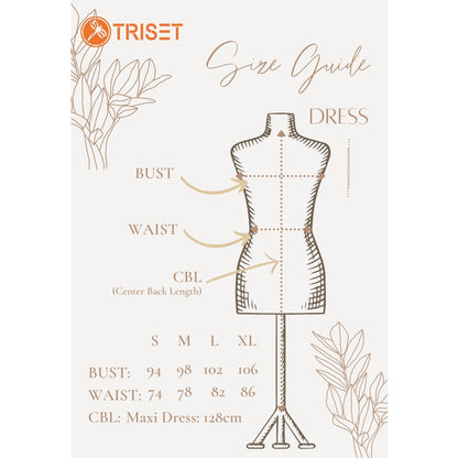 Triset Casual Pakaian Wanita - LINA DRESS - TD3012801