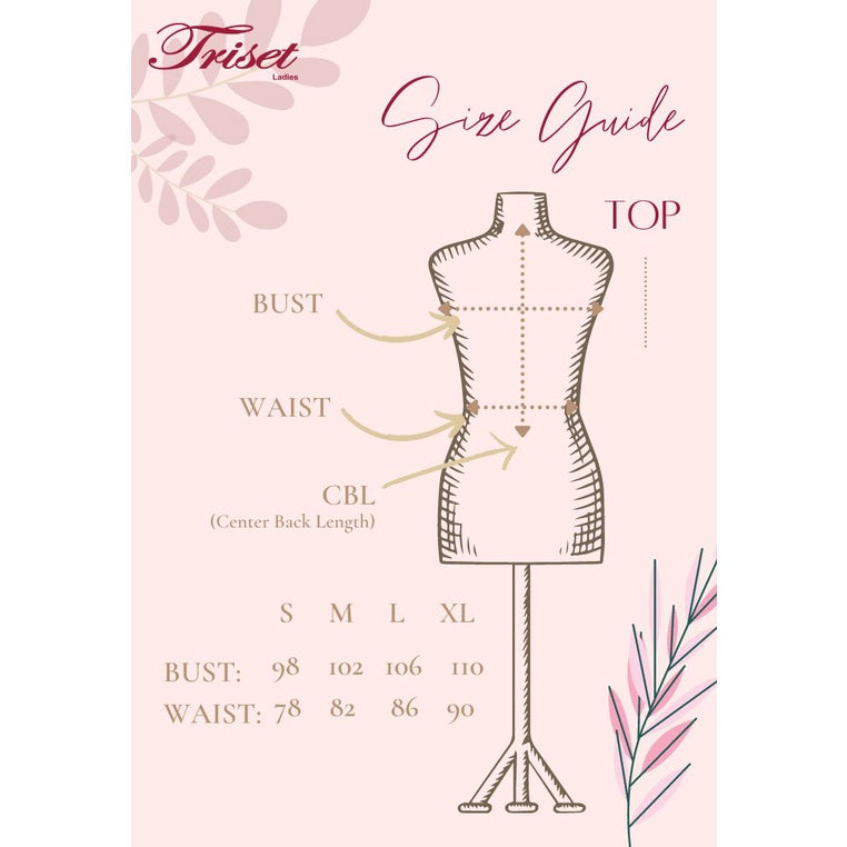 Triset Ladies Pakaian Wanita KYNA BLOUSE - LR5000186