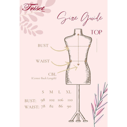Triset Ladies Pakaian Wanita KYNA BLOUSE - LR5000186